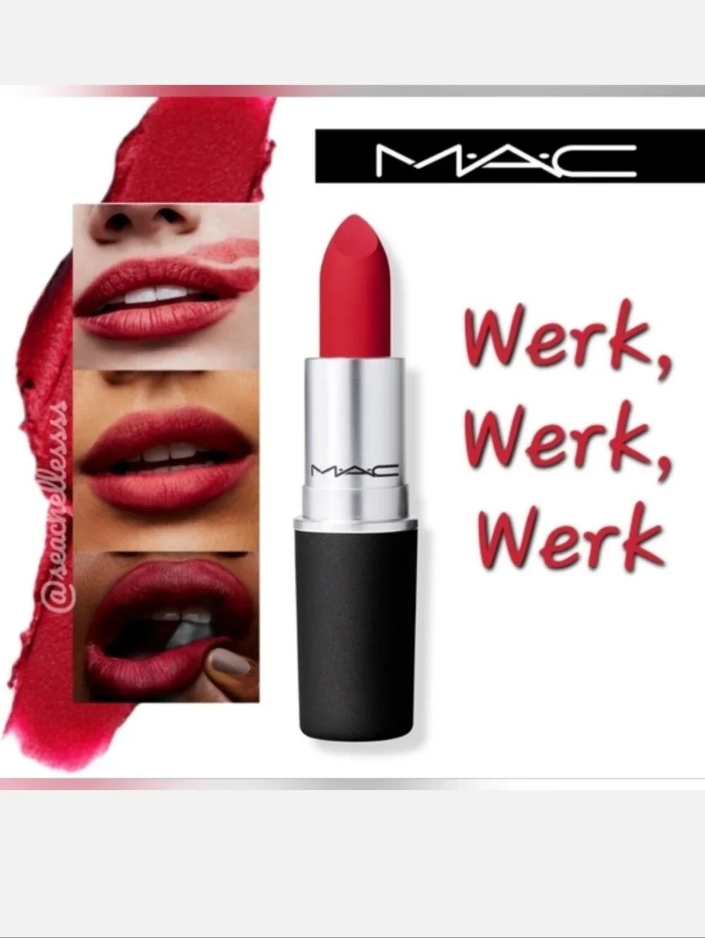 Werk, Werk, Werk | Powder Kiss Lipstick | Mac Cosmetics | Brand New in Box